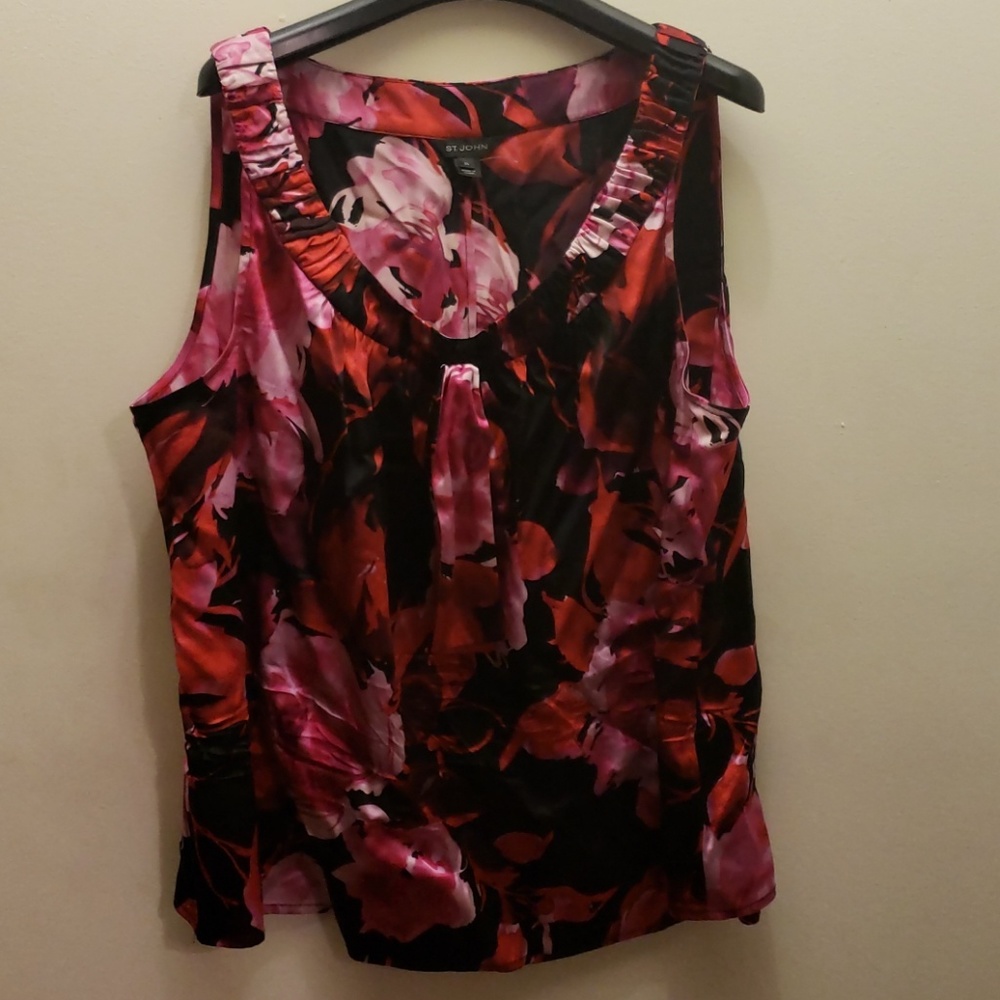 St john silk top